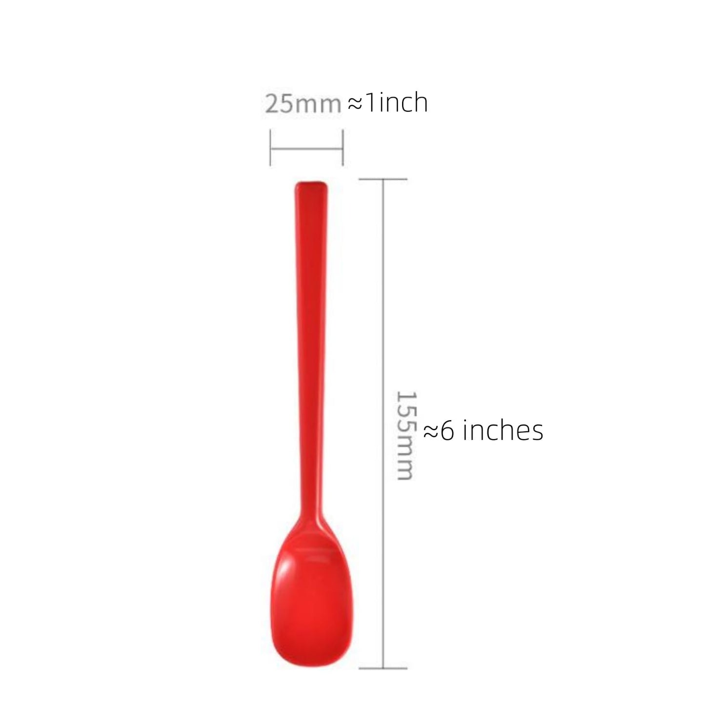 Small Silicone Stirring Spoon, Quiet and Reusable Espresso Coffee Stirrer, Mini Spatula, Jar Scraper for Sauce Seasoning and Yogurt