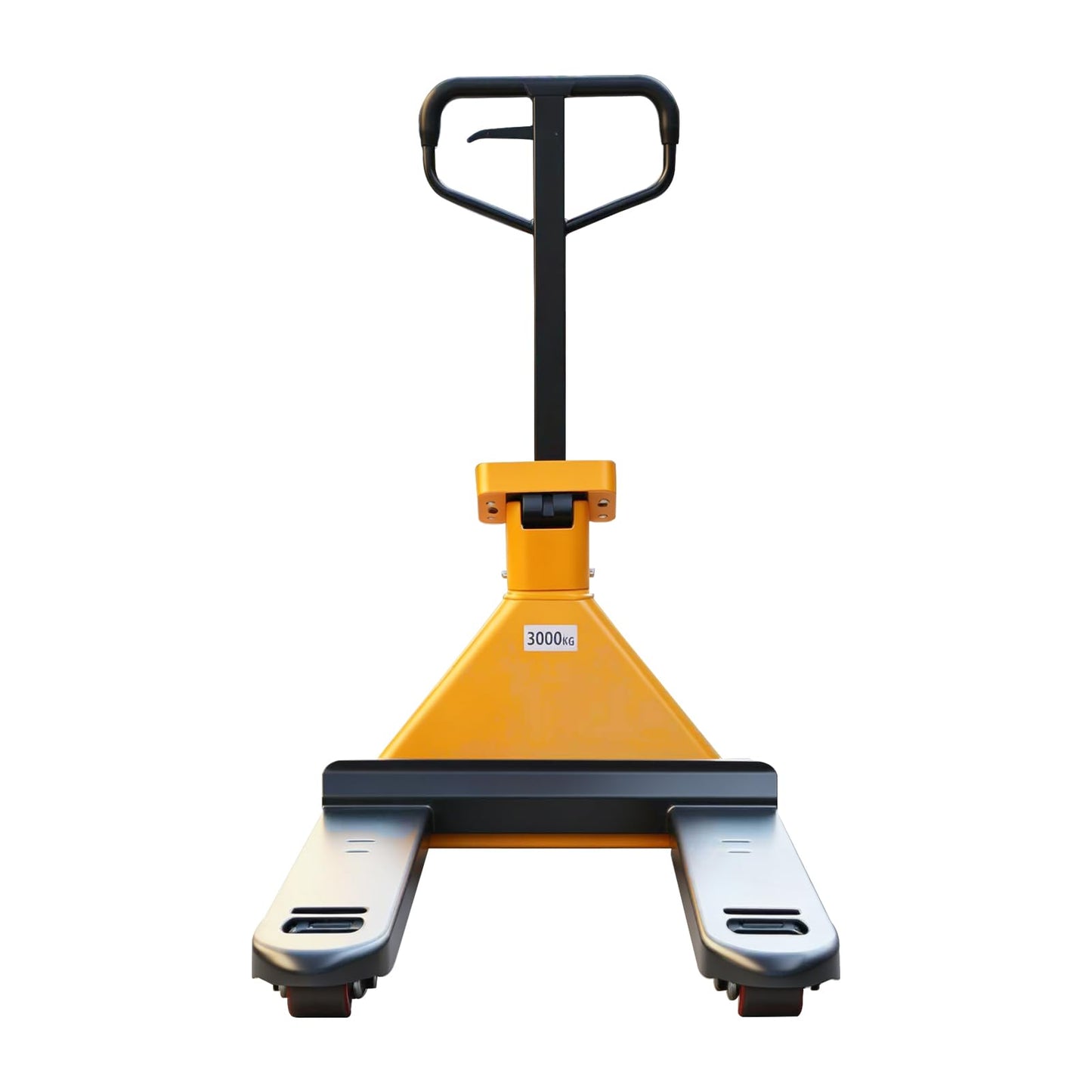 Pallet Jack Scale, 6600 lbs Capacity, 48"x 27" Forks, Lb/Kg Switchable, LCD Display, Manual Hydraulic Pallet Truck w/Electronic Scale for Warehouse, Shipping, Supermarket, Industrial