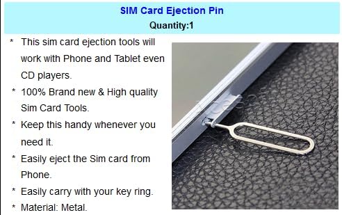 AceSoft 10 Heavy-Duty Substitutable Excellent Dual SIM Card Tray Holder + SIM Card Ejection Pin Compatible with Asus