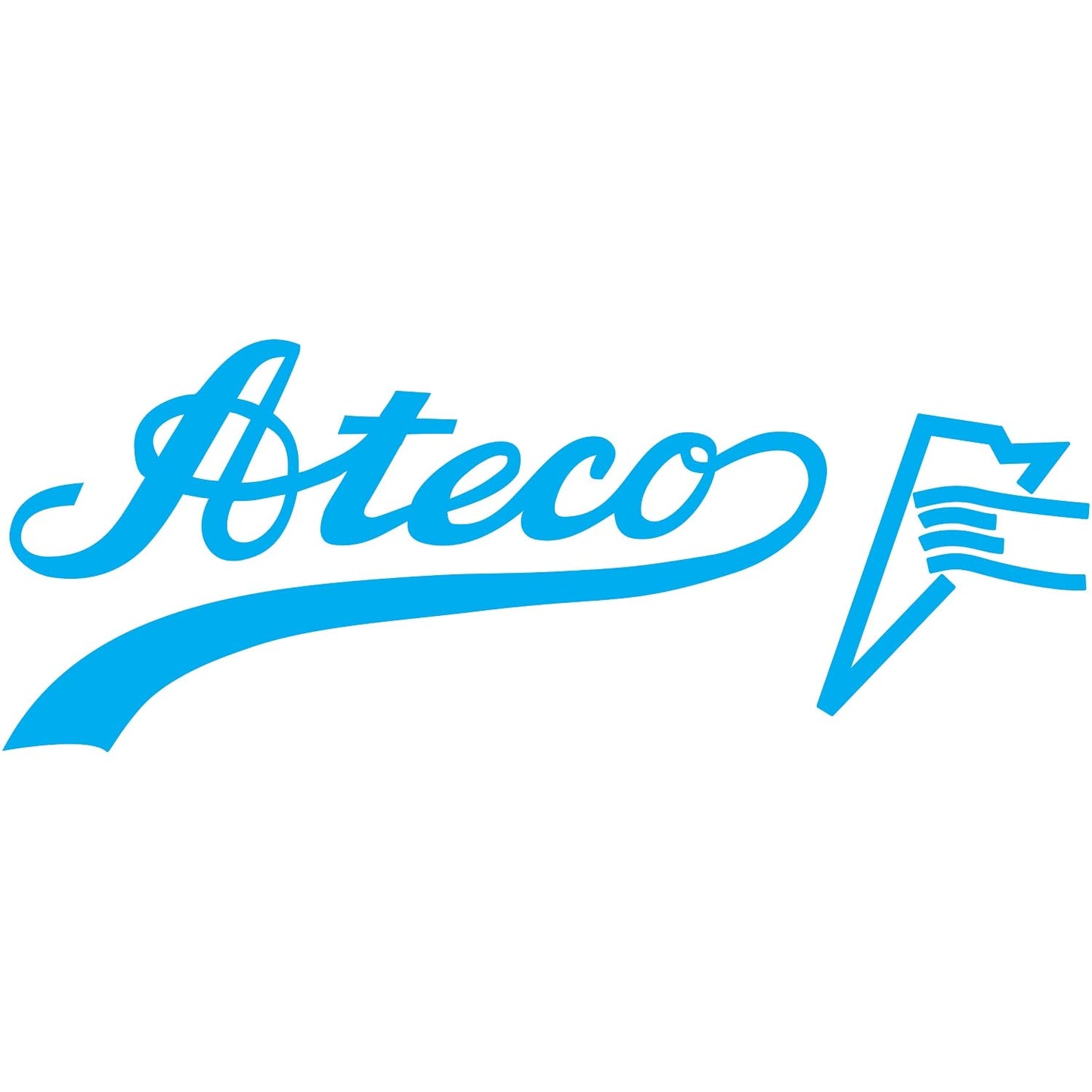 Ateco Slotted Spatula with 6 by 3-Inch Stainless Steel Blade, Plastic Handle, Dishwasher Safe