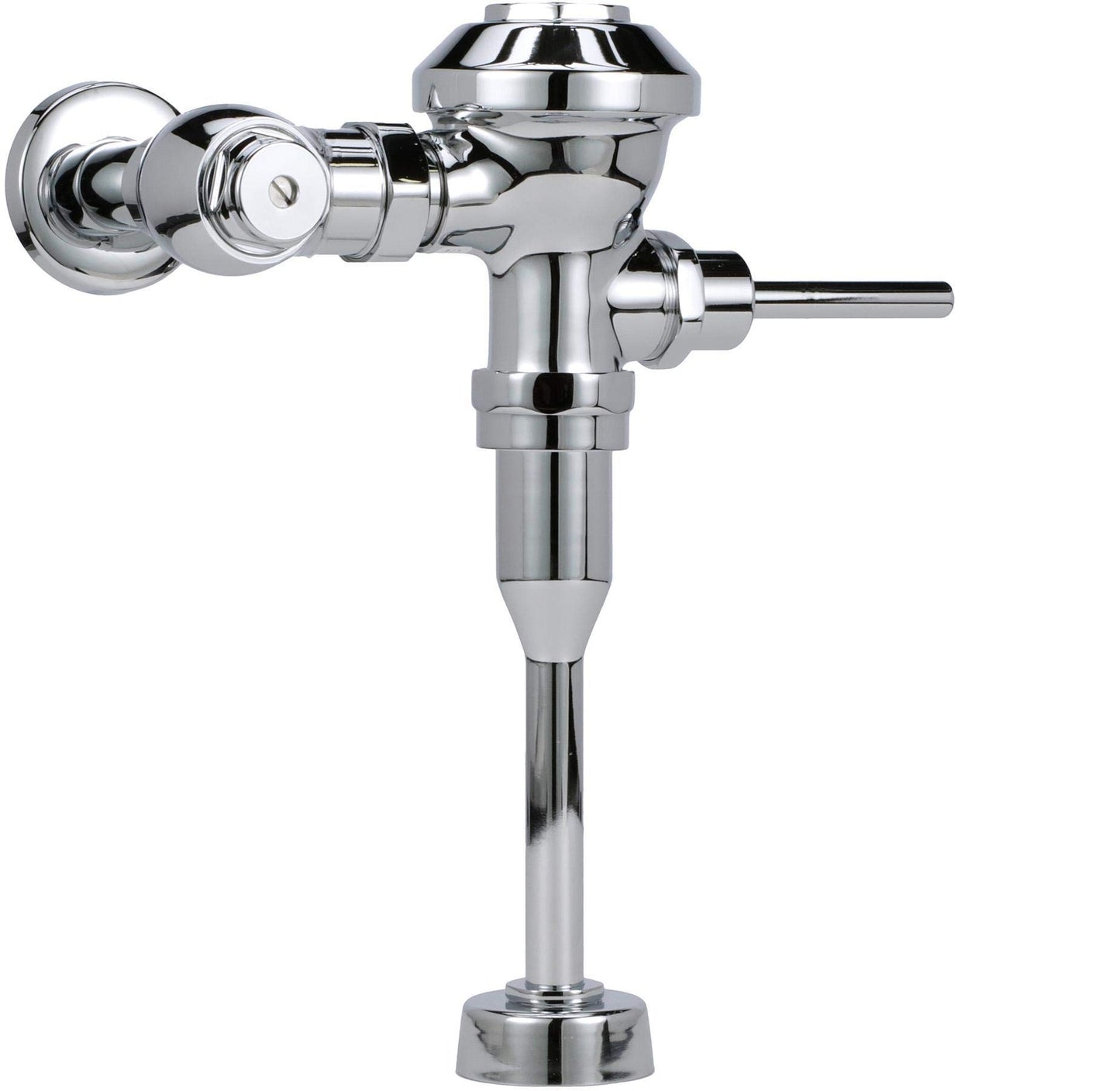 Zurn ZERK-CPM AquaSense E-Z Flush Retrofit Kit with Metal Cover, Chrome & Z6003-YB-YC Aquaflush Exposed Manual Diaphragm Flush Valve with 3.5 GPF, Sweat Solder Kit, and Cast Wall Flange in Chrome
