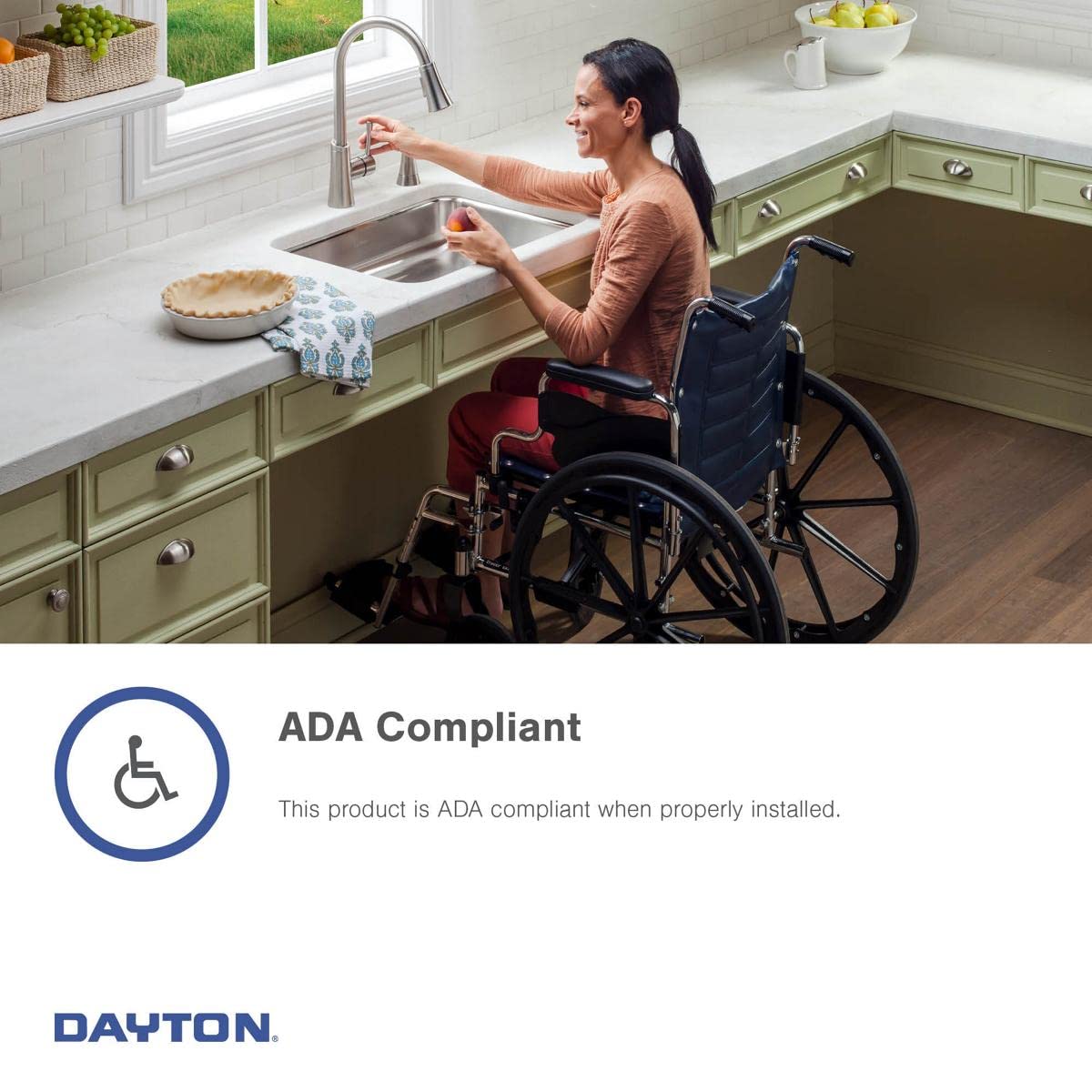 Dayton GE233211 Equal Double Bowl Drop-in Stainless Steel Sink
