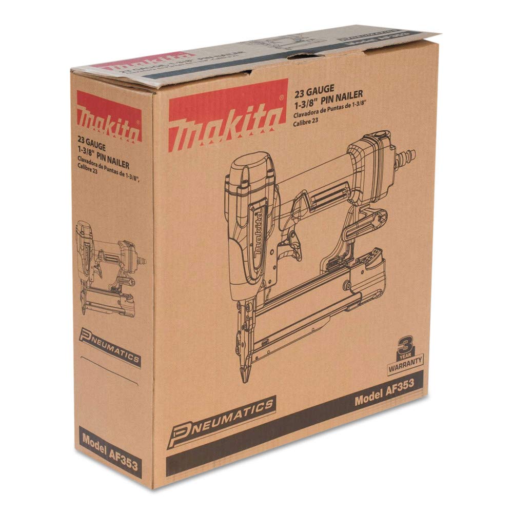 Makita AF353 23 Gauge, 1-3/8" Pin Nailer,