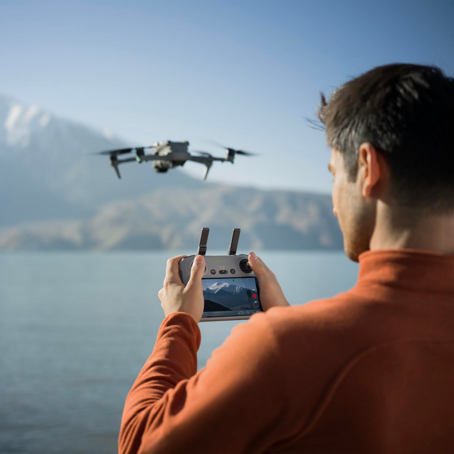 DJI Air 3S Fly More Combo (RC 2 Screen Remote Controller), Drone with 1" CMOS Wide-Angle & Medium Tele Camera for Adults, 4K/60fps, Omnidirectional Sensing & 3 Batteries for Extended Flight Time