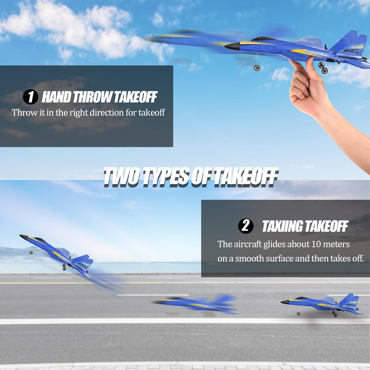 crohorizon RC Airplanes,Foam Remote Control Airplane for Ages 14 Years Old and Up and Adults,Hobby RC Plane Toys for Teen Men