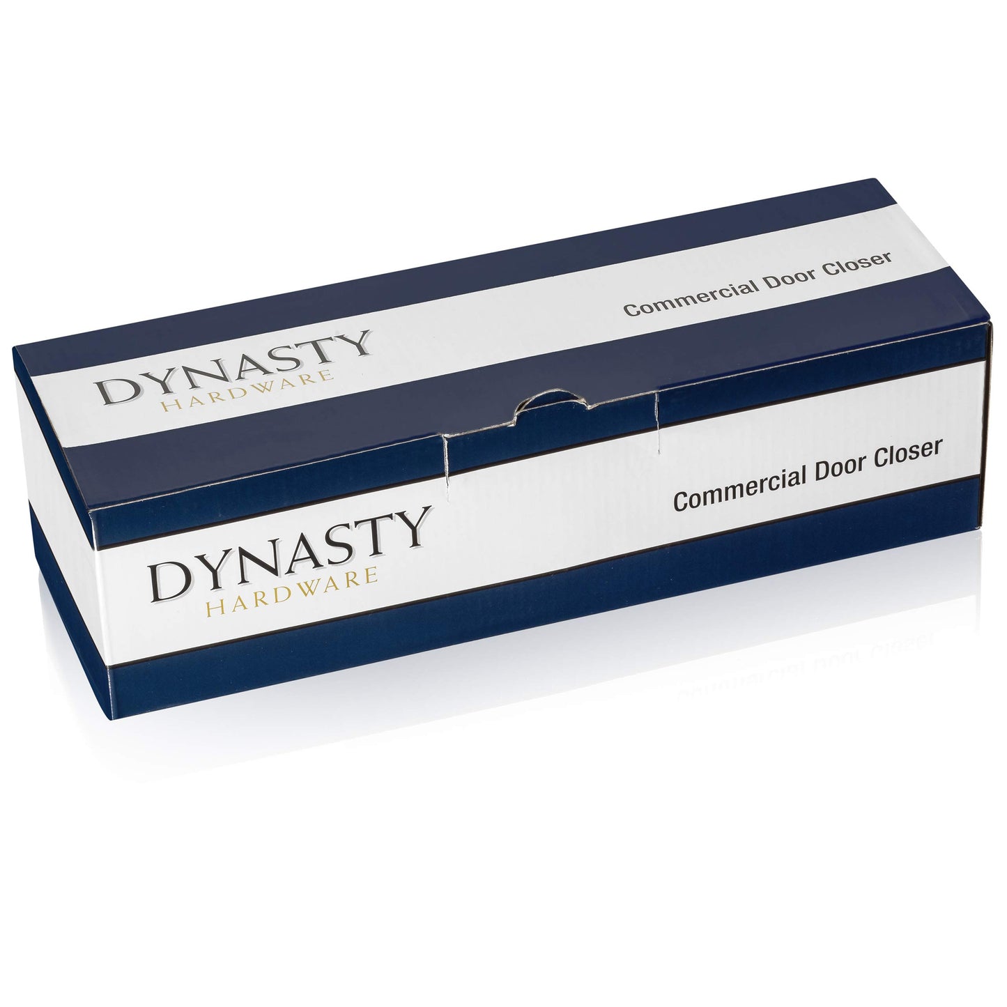 Dynasty Hardware Door Closer, Commercial Hydraulic Closer, Self-Closing, Spring Size 2, Surface Mount, Sprayed Aluminum, Series 2000