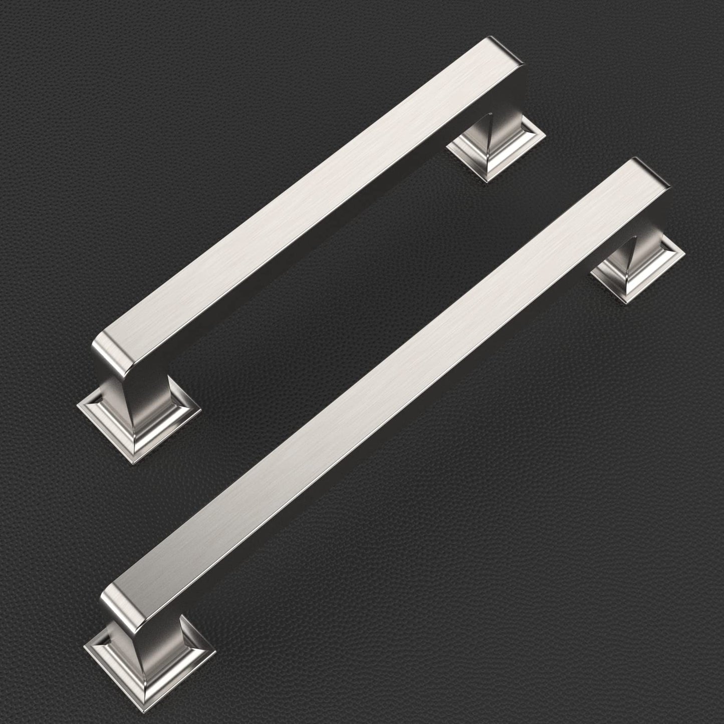 9BUILD 5 Inch 10 Pack Brushed Satin Nickel Cabinet Pulls Kitchen Cabinet Handles Kitchen Cabinet Hardware Kitchen Handles for Cabinets Cupboard Handles
