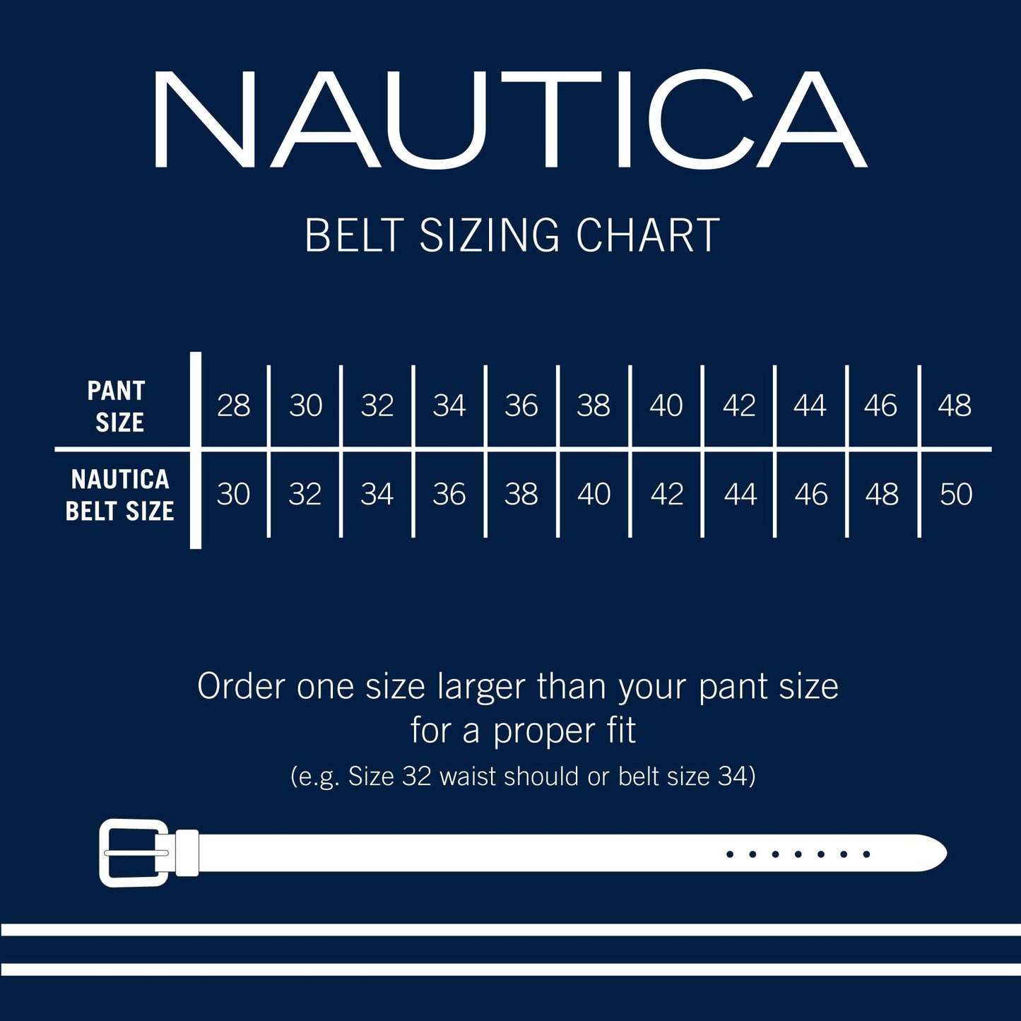 Nautica Mens Reversible Brown/Black Leather Belt | 2-in-1 | Classic | Everyday | Business | Work | Dress | Casual | Metal Buckle - 42"