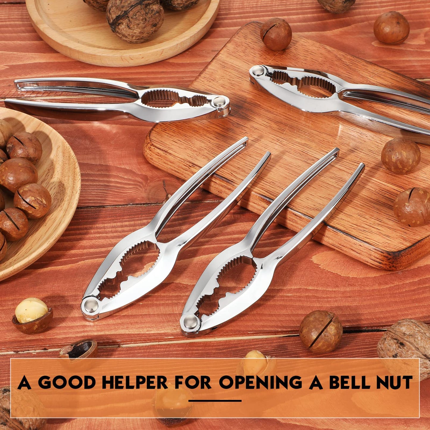 Zhehao 80 Pack Nut Crackers Tool Bulk Crab Crackers and Tools Heavy Duty Crab Leg Claw Crackers Opener Tool for Nuts Shellfish Seafood Home Restaurant Kitchen Crumbled Tools