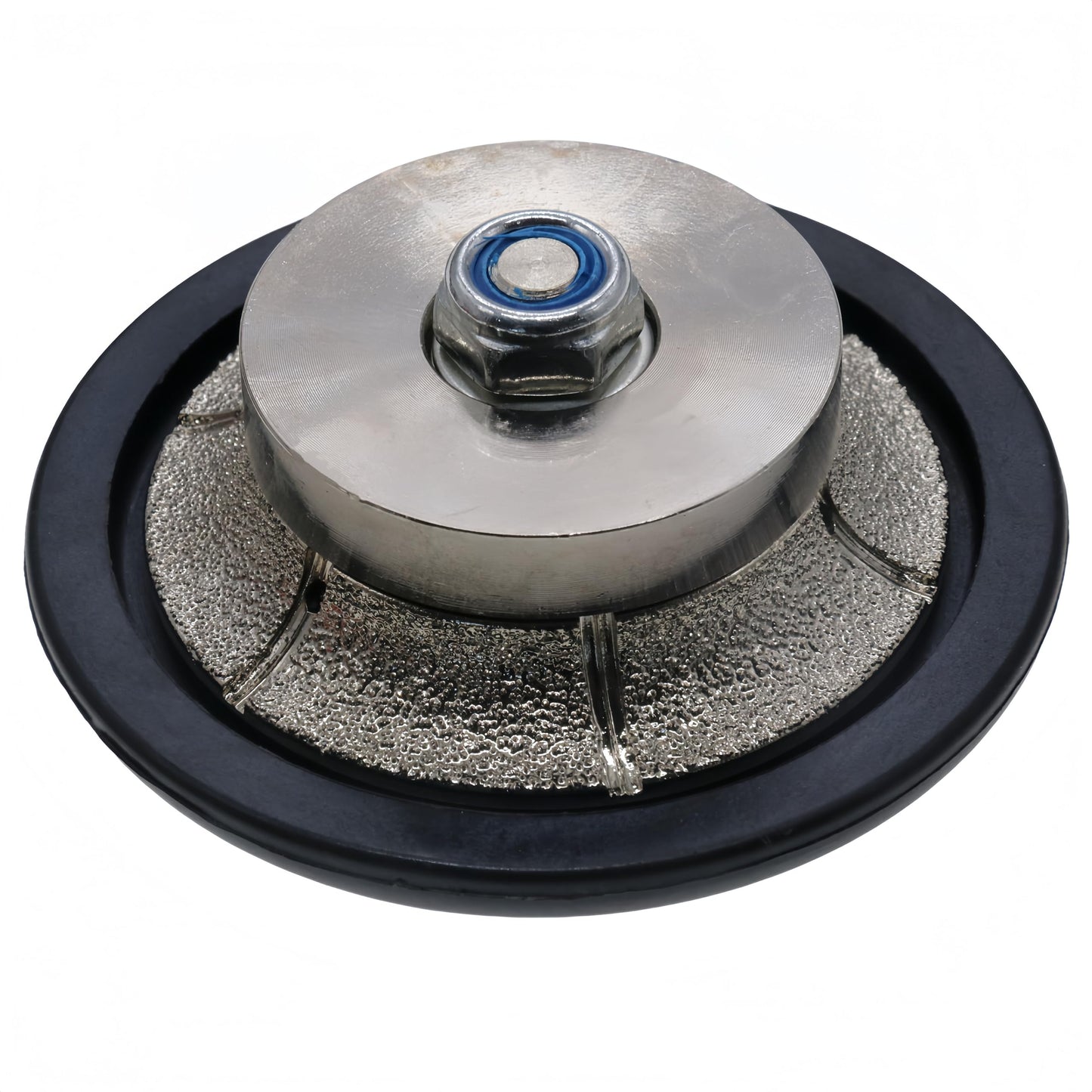 StoneDT 3/8 inch B10 Demi Bullnose Diamond Hand Profile Wheel, Hand Profiler for Granite Marble Countertop Edge Profiling, 5/8-11 Thread, 40/50 Grit