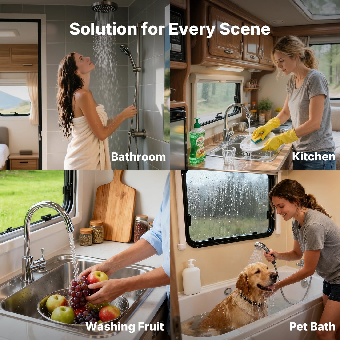 Gen II Ranein On-Demand Propane RV Tankless Water Heater, 15Γ15 White Door & Remote Control, High Altitude Compatible, CSA Certified, Summer Comfort Optimized, Perfect for Moderate Usage