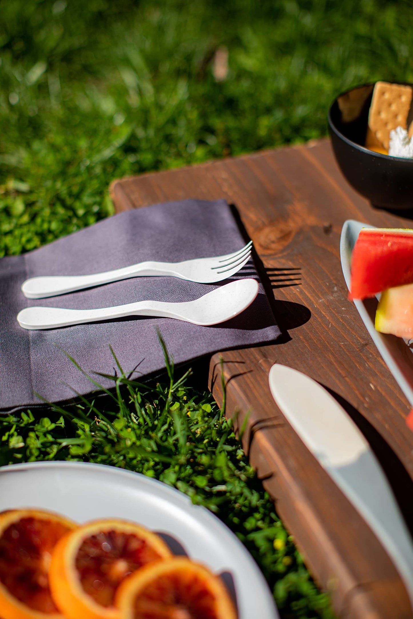Eco Spoon Open Stock, Bulk, 12 Piece Set, White