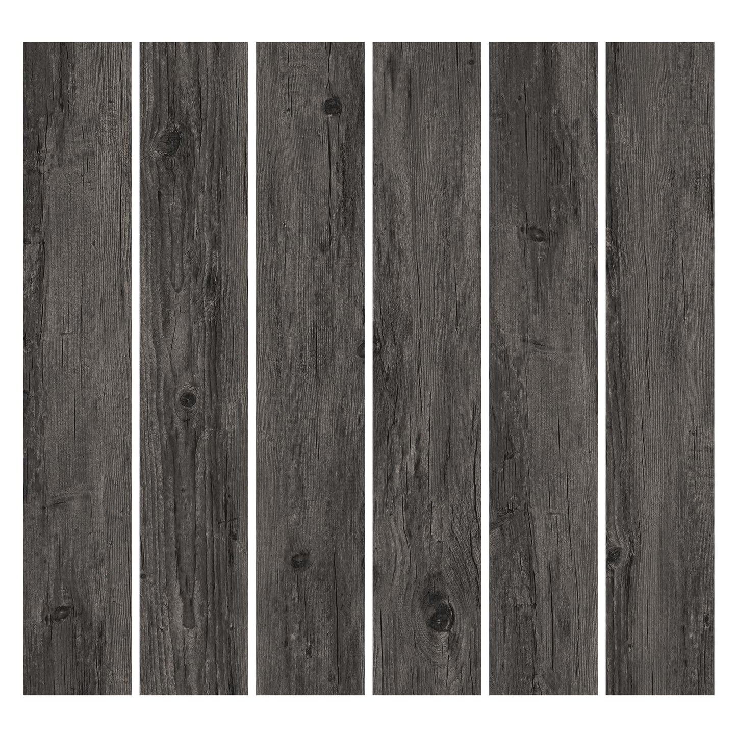 MULGREAT Peel and Stick Floor Tile, 54 Sq.Ft Self Adhesive Vinyl Flooring Plank, 36 Pieces Waterproof Heavy Duty Wood Grain Tiles, 36"x6" DIY Planks for Apartment Bathroom, Wooden Knot Pattern