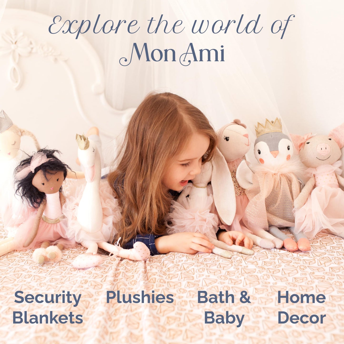 MON AMI Stuffed Birthday Cake Plush Toy | 11-Inch Pretend Play Plush Dessert | Soft Adorable Party Cake for Toddlers & Kids Nursery Décor