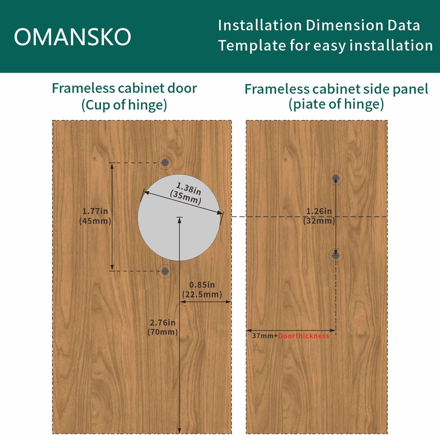 4 Pack Inset Soft Close Cabinet Hinges 105° Frameless 3 Way Adjustable Kitchen Cabinet Door Hinges with Screws