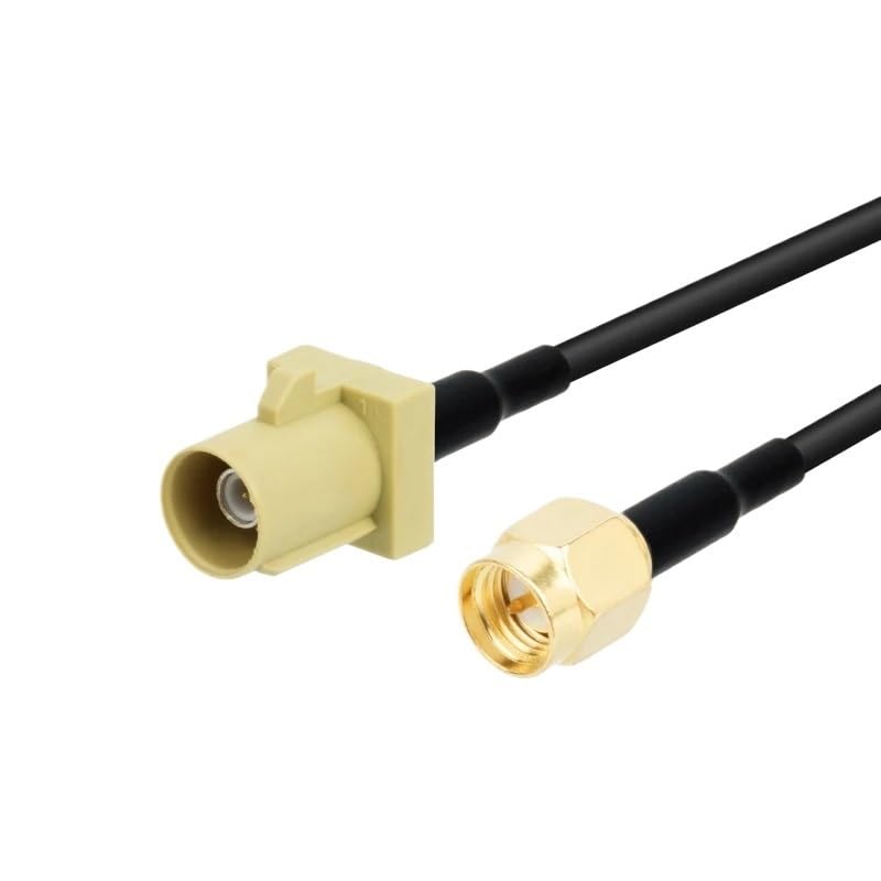 bodateng RG174 50Ohm Cable(6.56ft-2m) LIHUA Fakra K Male/Female Coaxial Cable for Car Satellite GSM Cellular for Car