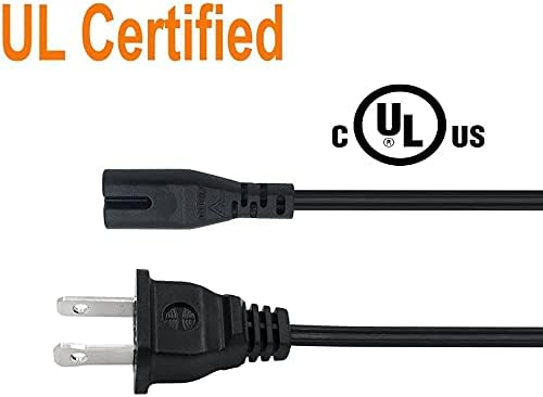 BestCH 110V 120V 50-60Hz Exos-9 Exos9 Power Input: - AC in Power Cord Outlet Plug Cable Lead for Aiwa Portable Boombox