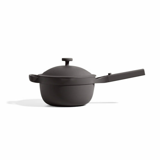 Our Place Mini Perfect Pot | 2.5 Qt Ceramic Pot with Lid & Spatula | Patented 8-in-1, PFAS-Free Nonstick, Non-Toxic Cookware | Induction & Oven-Safe up to 450°F | Char