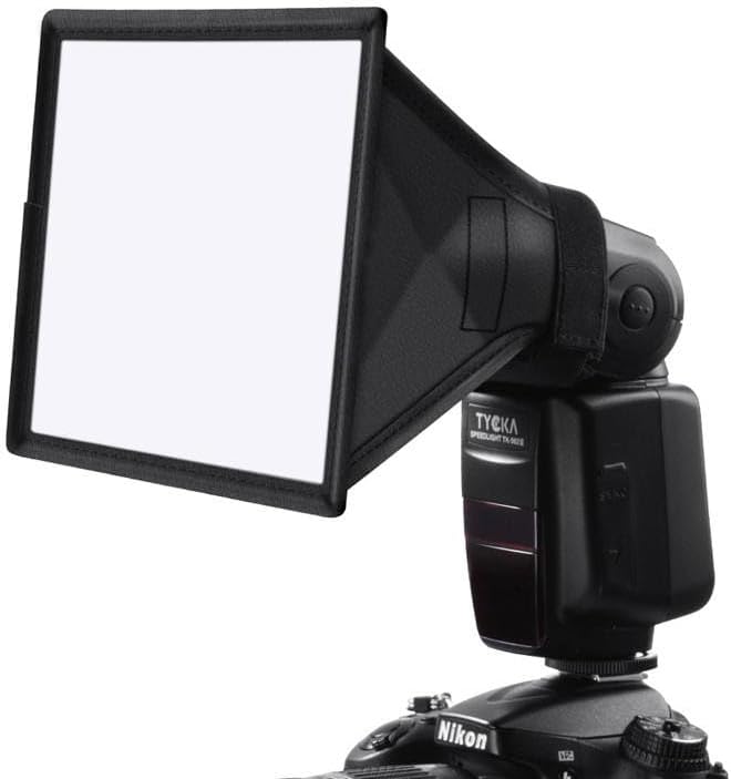 Reflex Camera 1923cm (7.59in) Universal Softbox Flash Diffuser for DSLR Camera Speedlite | Foldable Portable Light