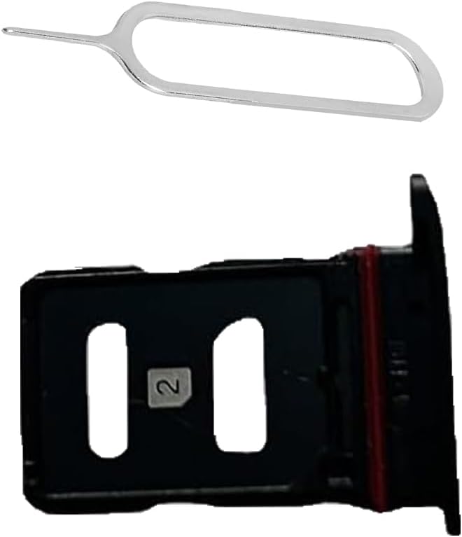 AceSoft 10 Easy to Assemble and Remove Extra Dual SIM Card Tray Holder + SIM Card Ejection Pin Compatible with Asus