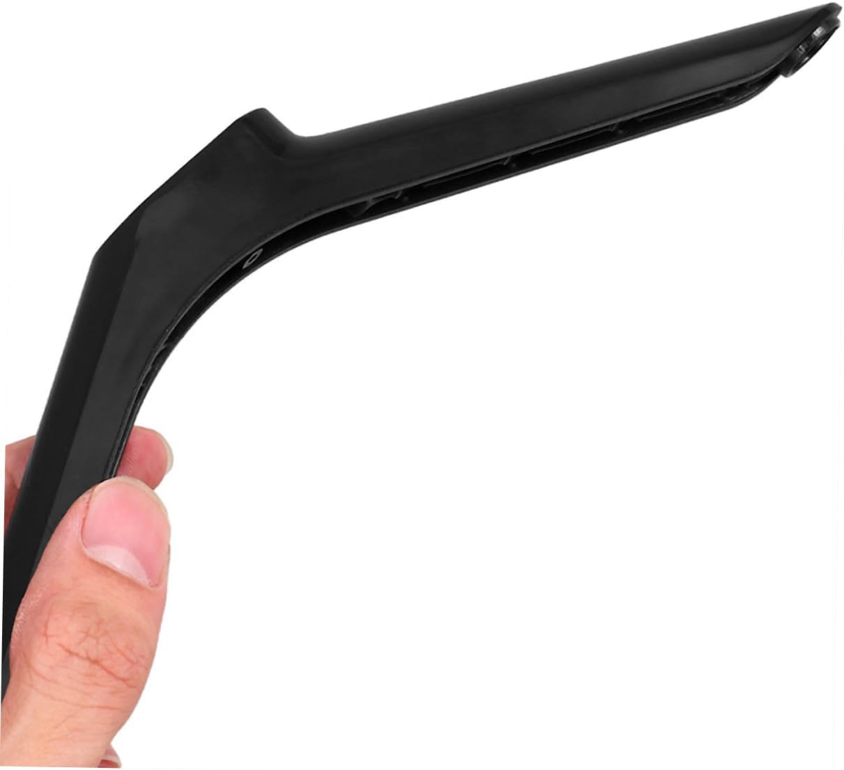 KICHOUSE 55-inch Tv Stand Legs and Pedestal Base for Tvs, Black Plastic Television Support Feet with Screws, Stable