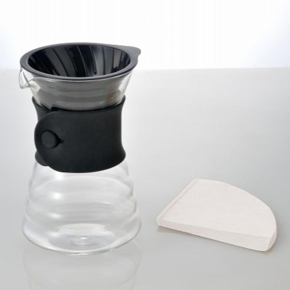 Hario V60 Drip Coffee Decanter, 700ml, Black