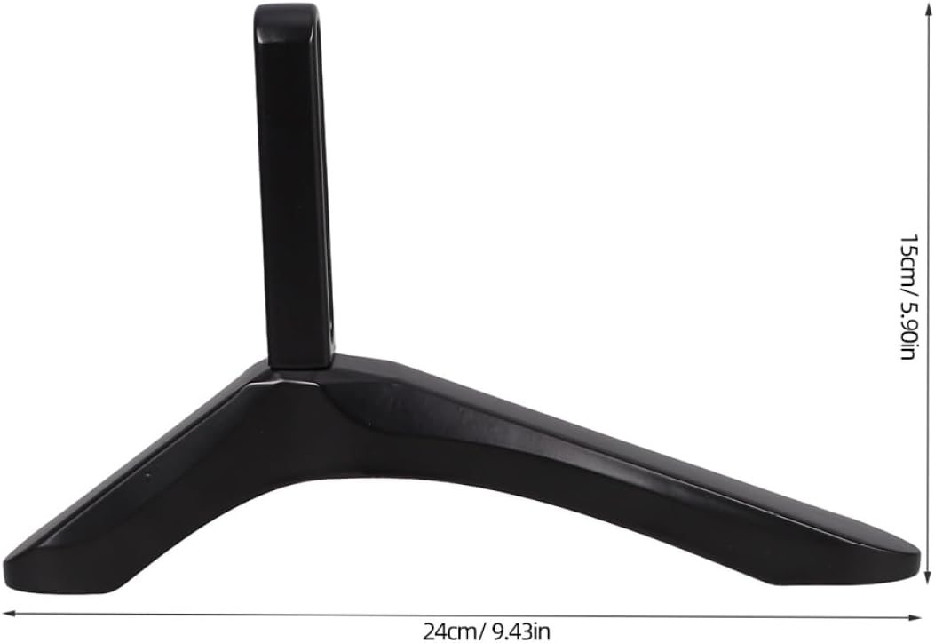 SHOWERORO Universal Aluminum Alloy TV Stand Base for Small Flat Screen Tvs No-Drill Heavy Duty Desktop Mount for Living