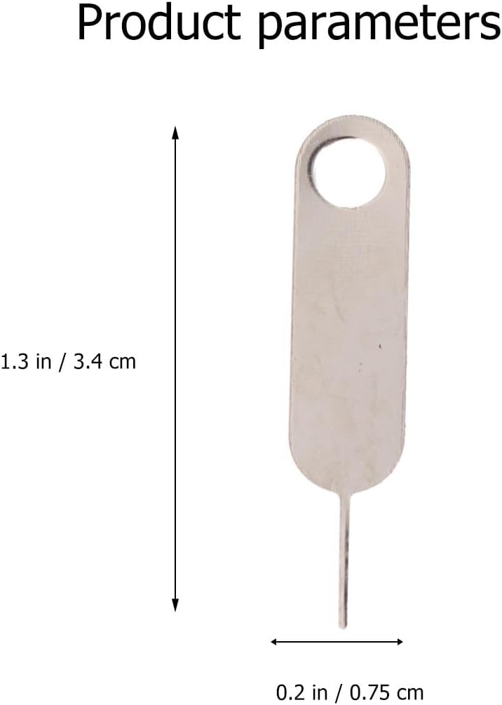 100pcs Set DOITOOL Universal Sim Pin Eject Tool Hard Steel Mobile Phone Sim Tray Remover for Smartphones and Tablets