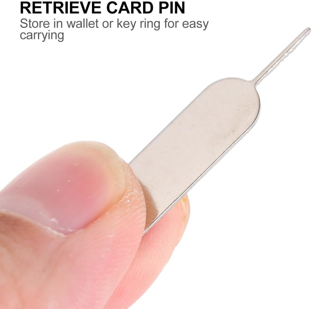 100pcs Set DOITOOL Universal Sim Pin Eject Tool Hard Steel Mobile Phone Sim Tray Remover for Smartphones and Tablets