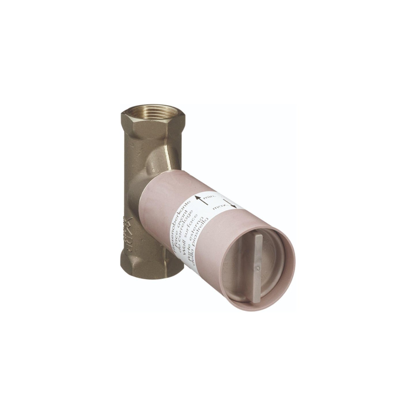 hansgrohe 15974181 Axor Rough Volume Control Valve, 1/2-Inch
