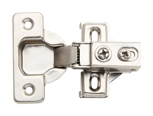 2 Pack - Face Frame Quiet Soft Close Cabinet Door Hinges, 1/2 Inch Overlay, with Built-in Metal Dampers, Strong Heavy Duty Steel for Kitchen Bathroom