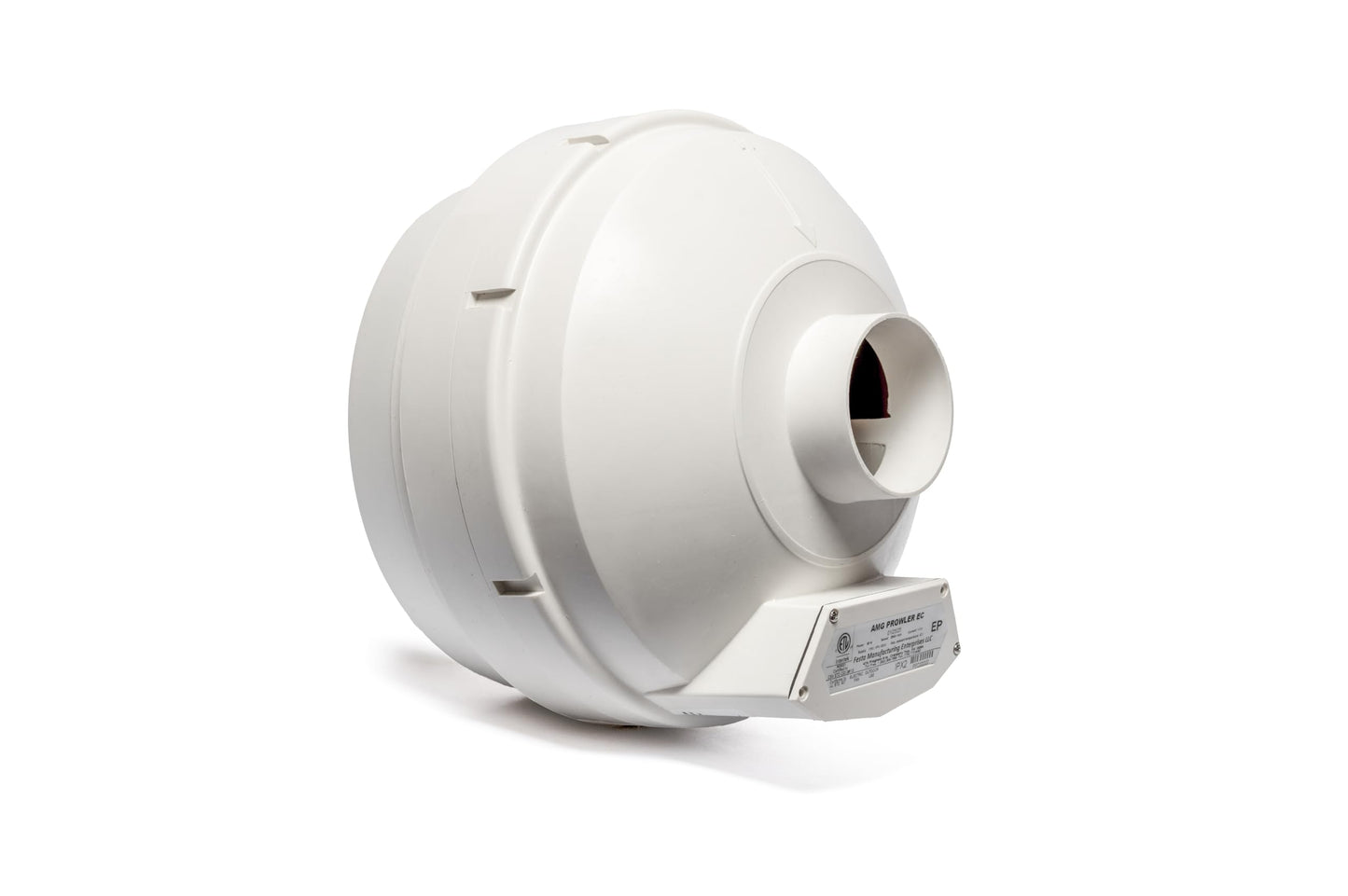 Festa AMG Maverick EC Radon Fan – 4“ Installation Kit - Quiet and Energy Efficient Radon Mitigation Inline Fans – High Performance 4” Duct Fan