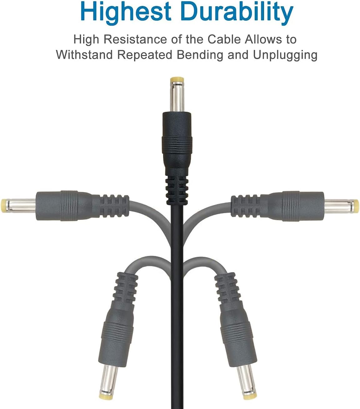 Marg CTR500 USB Charge Plug Jack Barrel Connector Cable Charger for Home or Travel via Power Ports/car/Wall/Battery