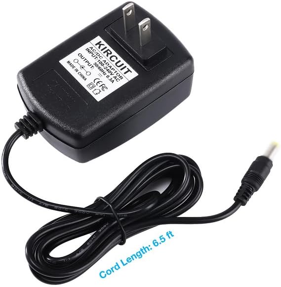 Kircuit 12V H60B1 AC/DC Adapter for Charging Govee Torchiere Floor Lamp Model: RGBIC Warm Cool White Standing Lamp