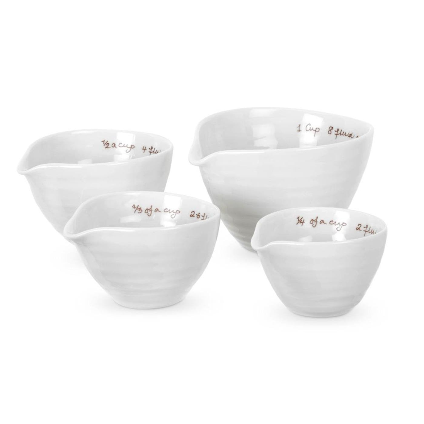 Portmeirion Sophie Conran White Measuring Cups,Set of 4