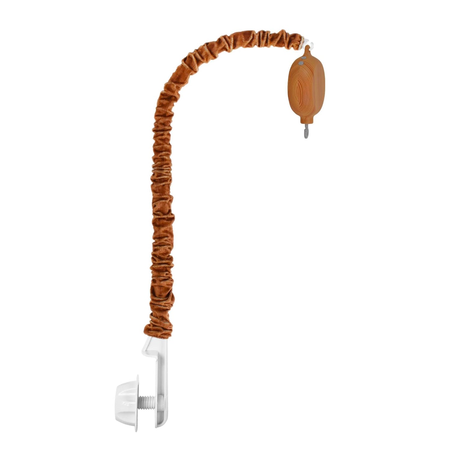 HLEEDUO Crib Mobile arm with Music Box, Baby Mobile arm with Motor Spinner.28 Inch Wooden Universal Mobile arm for Crib Nursery Decor Mobile arm. Nursery Mobile Attachment.