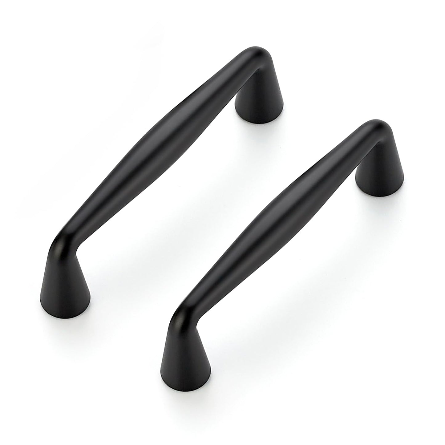 Ravinte 20 Pack 3 Inch Matte Black Kitchen Cabinet Handles Solid Zinc Alloy Cabinet Pulls Cupboard Hardware Drawer Handles