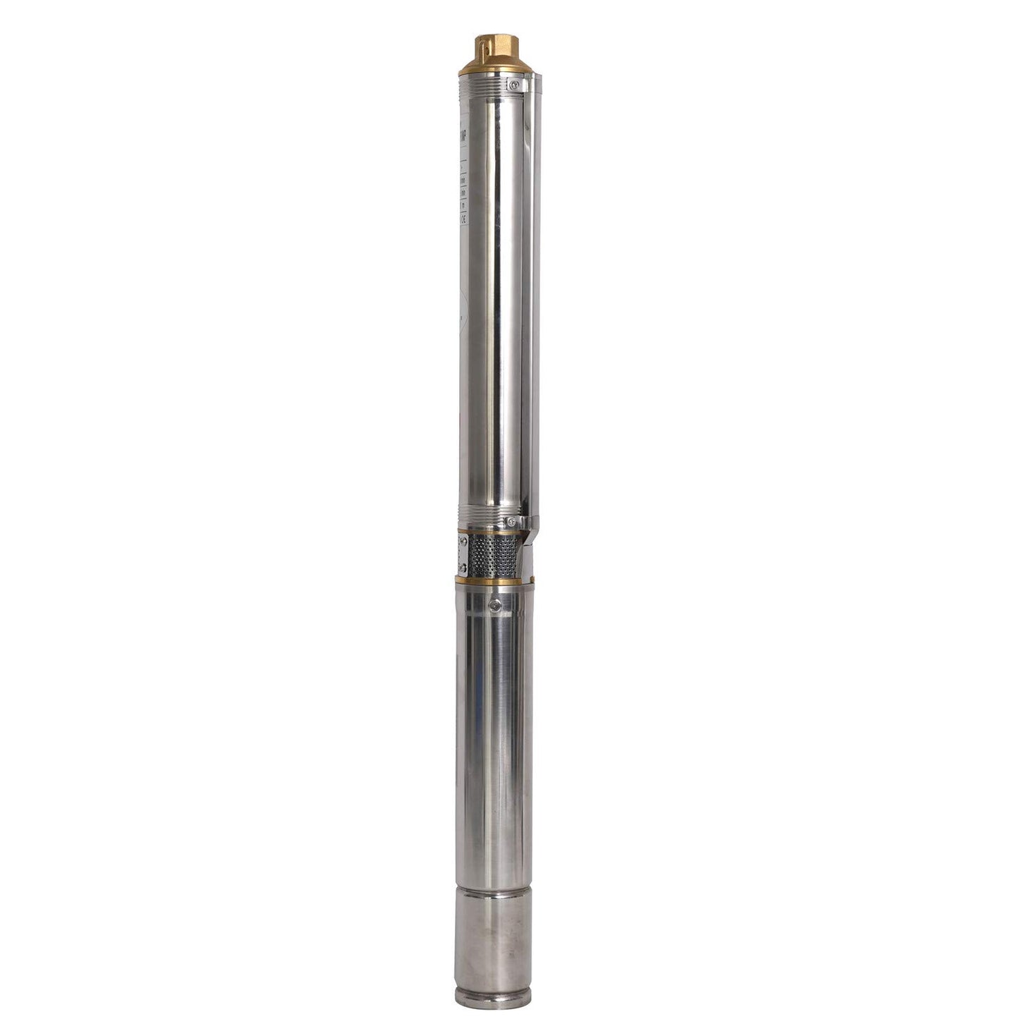 SHYLIYU Submersible Pumps 2.5" OD Pipe 220V/60HZ 0.75KW 1HP Stainless Steel 1" Outlet Submersible Bore Pump Deep Well Pump with Control Box for Farm Irrigation