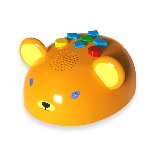 Apitor Robot Bear Screen-Free Coding Robot for Kids Ages 3-5, First Coding Toy with Lights, Sounds & Alphabet Map, STEM Learning Toy Birthday Gift for Boys & Girls