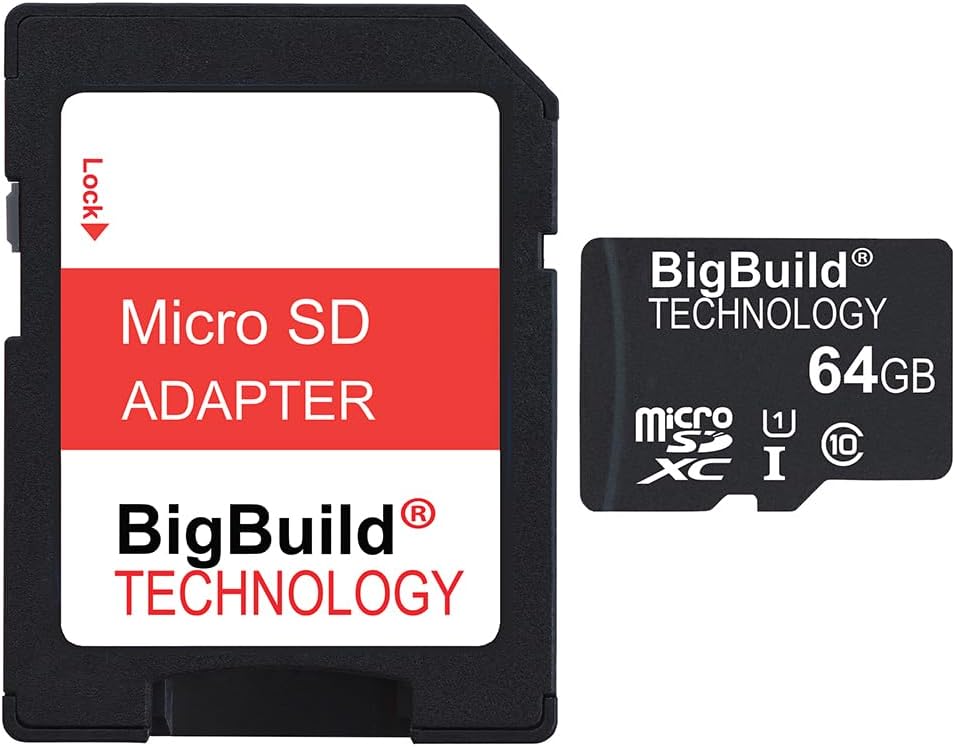 BigBuild Technology 64GB A9/A9+, Active4 Active5, Xcover7 Micro SDXC Memory Card for Samsung Galaxy Tab Pro, Tablets