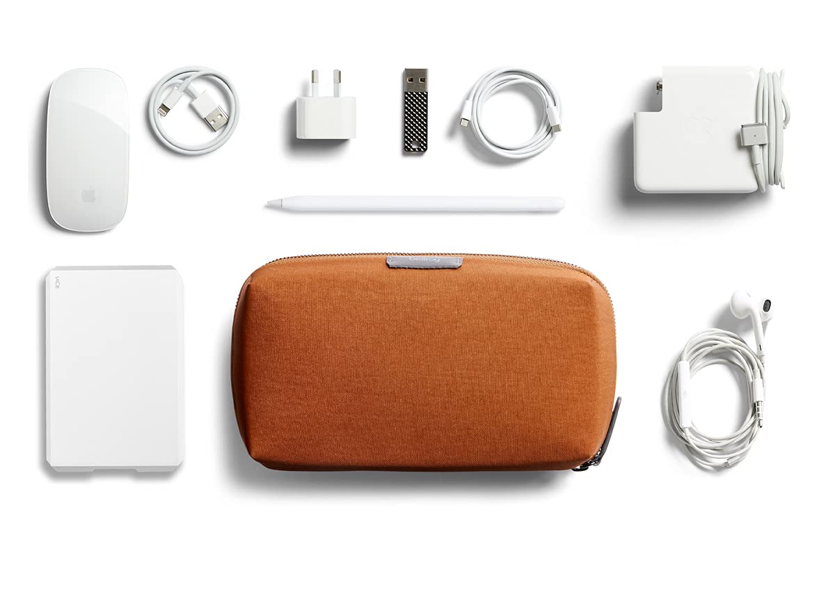 Bellroy Tech Kit (Tech Accessories Organizer, Zipper Pouch) - Bronze
