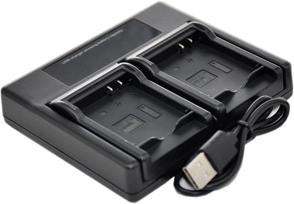 BTBAI DB-L80 uds2 Battery Charger USB Dual for Digital Camera Video Camcorder