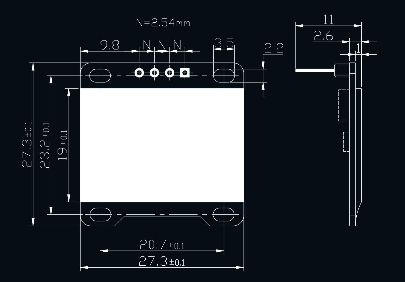0.96" I2C 128X64 SSD1306 51 MSP420 STIM32 (1pc OLED Module IIC Serial OLED Display Module Driver for Arduino SCR