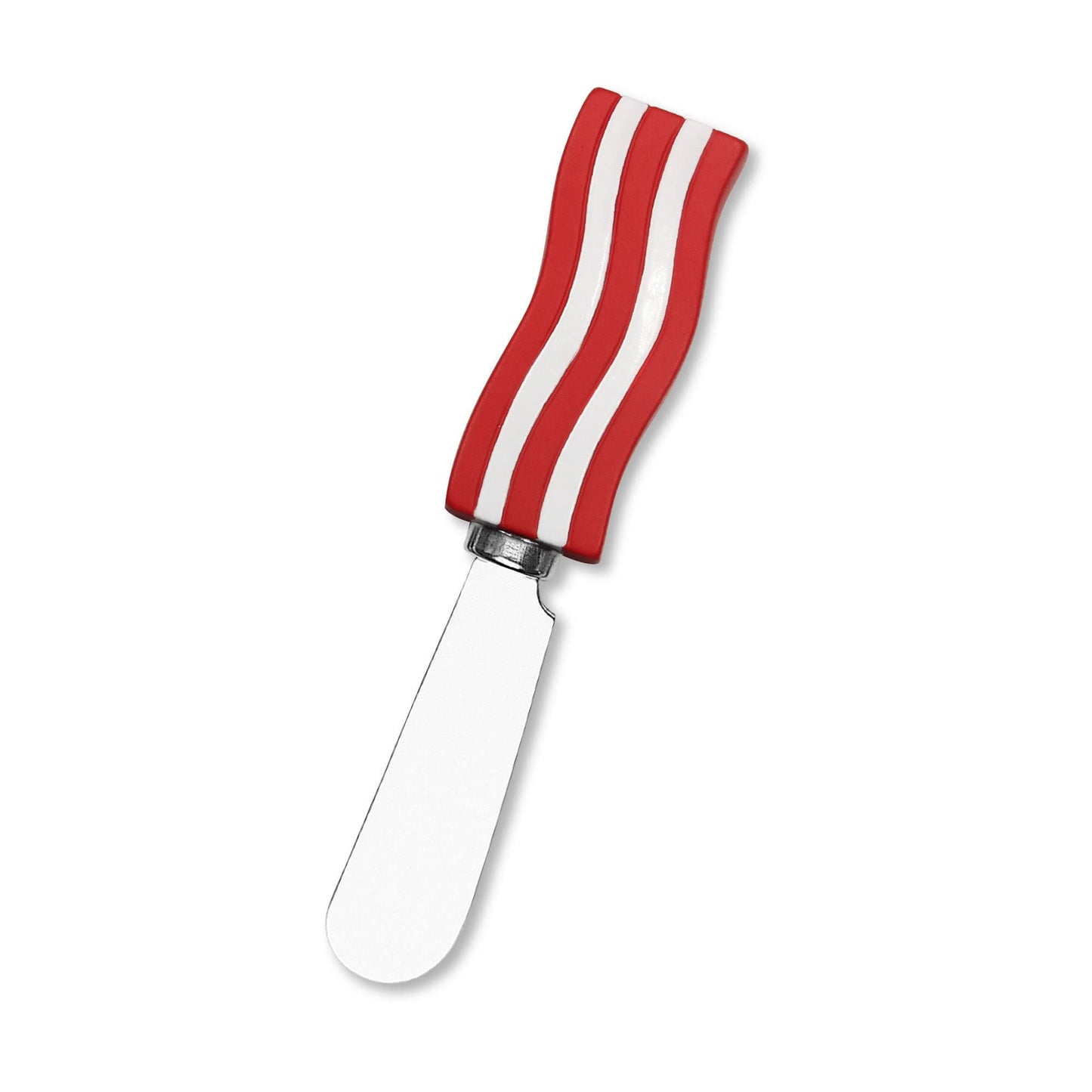 Supreme Housewares Americana Patriotic Cheese Spreaders, Hand-Painted Resin Handles with Stainless Steel Blades for Spreading Cream Cheese, Butter, and Jam, Assorted Designs, Set of 4
