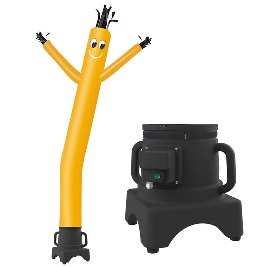 MOUNTO 8FT Fly Puppet Dancer with 1/3hp Blower Complete Set (Yellow)