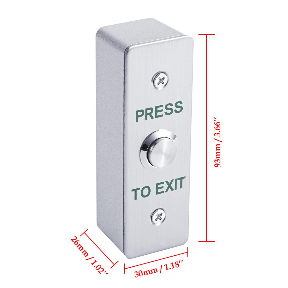 Electric Magnetic Lock Kit 1200lb Electromagnetic Lock Waterproof RFID Keypad with Press to Exit Button Doorbell Chime and Remote Control for Door Access System