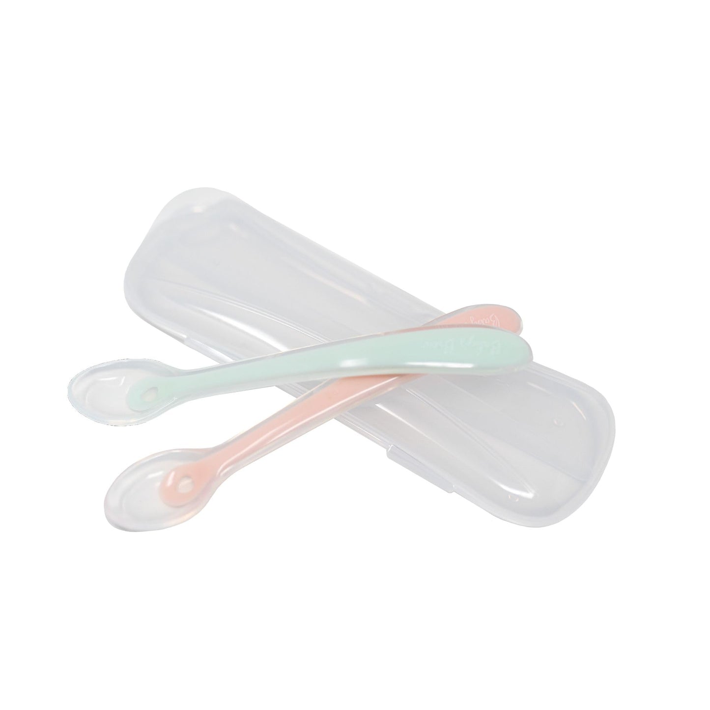 Baby's Brew Flexi Spoons + Travel Case - Silicone Baby Spoons (6.25, 2, Units)