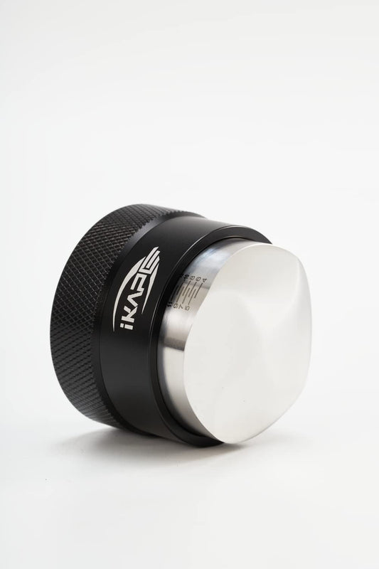 IKAPE Coffee Products, 53MM Coffee Distributor, Gravity Adaptive Espresso Distributor Fits All 54MM Espresso Portafilter, Compatible with 54MM Breville Bottomless Portafilter (Black)