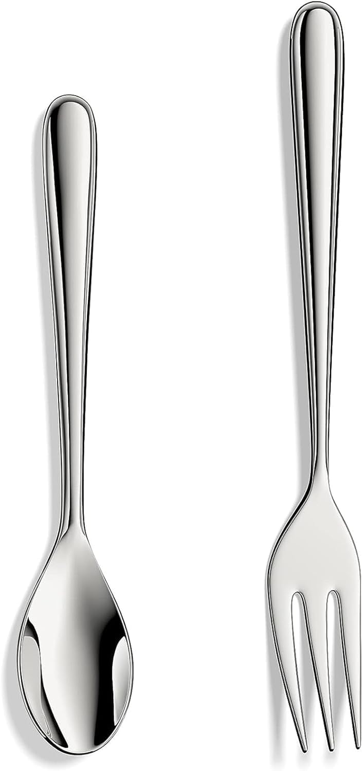 Demitasse Espresso Spoons,Forged 18/10 Stainless Steel Mini Teaspoons Coffee Spoons,4.7 Inch,Set of 4,Heavy Duty and Dishwasher Safe