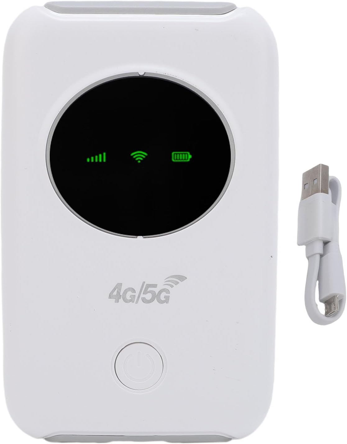 LICAEVEY 4G 5G 300Mbps 10 LTE Mobile WiFi Hotspot, High Speed Portable Router with Color LED Screen, Travel WiFi